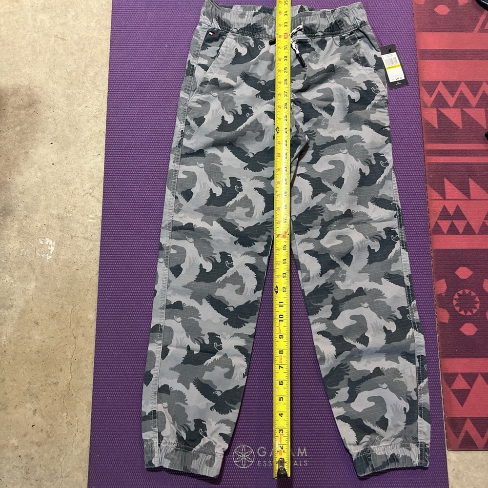Tommy Hilfiger Gray Camouflage Pants
